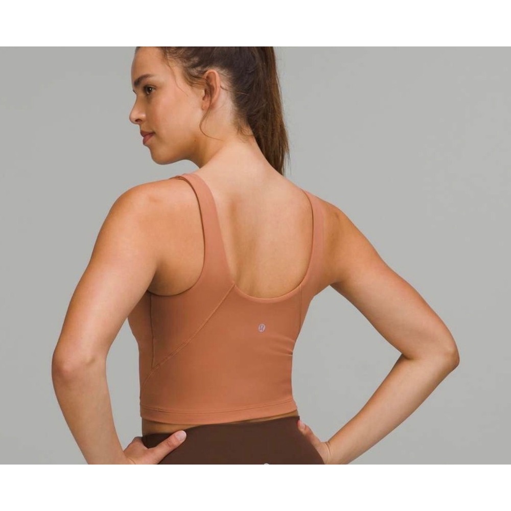 Lululemon Align Tank Top Nulu B/C Cup Brier Rose Terracotta Size 8 LW1DLSS